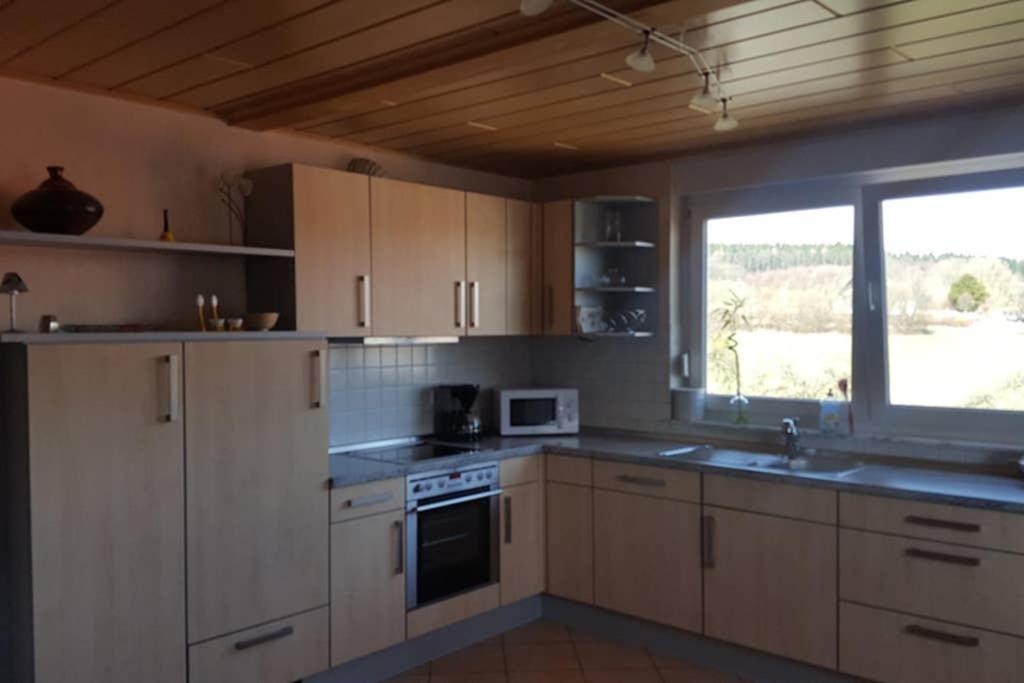 Anna - Neue Ferienwohnung Mit Blick Ins Gruene Ober-Abtsteinach Ngoại thất bức ảnh